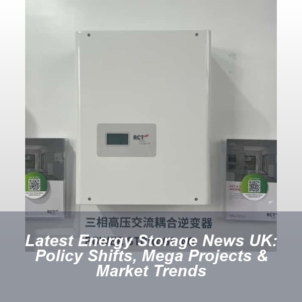 Latest Energy Storage News UK: Policy Shifts, Mega Projects & Market Trends