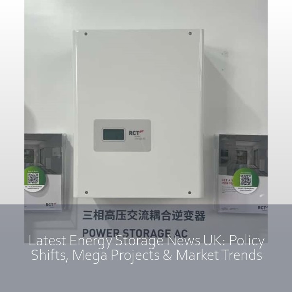 Latest Energy Storage News UK: Policy Shifts, Mega Projects & Market Trends