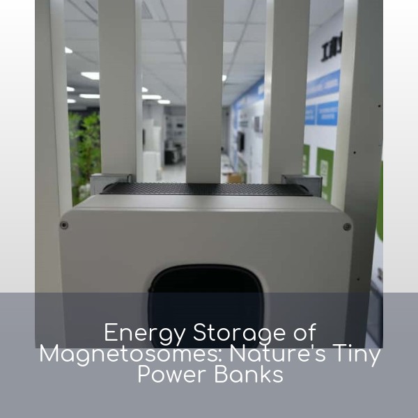 Energy Storage of Magnetosomes: Nature's Tiny Power Banks