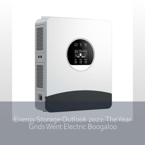 Energy Storage Outlook 2021: The Year Grids Went Electric Boogaloo