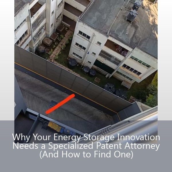 Why Your Energy Storage Innovation Needs a Specialized Patent Attorney (And How to Find One)