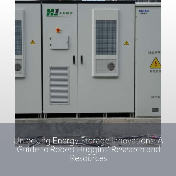 Unlocking Energy Storage Innovations: A Guide to Robert Huggins' Research and Resources