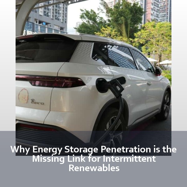 Why Energy Storage Penetration is the Missing Link for Intermittent Renewables
