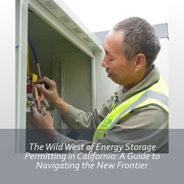 The Wild West of Energy Storage Permitting in California: A Guide to Navigating the New Frontier