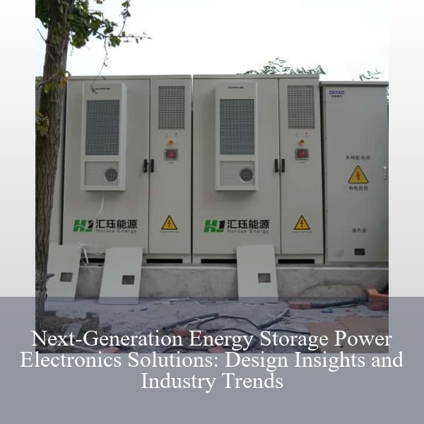 Next-Generation Energy Storage Power Electronics Solutions: Design Insights and Industry Trends