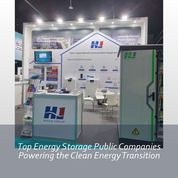 Top Energy Storage Public Companies Powering the Clean Energy Transition