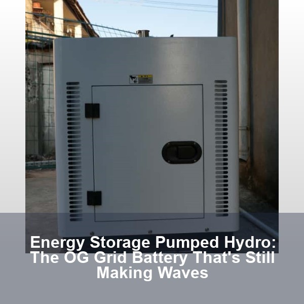 Energy Storage Pumped Hydro: The OG Grid Battery That's Still Making Waves