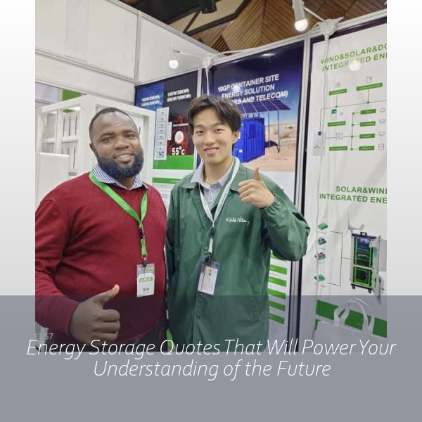 Energy Storage Quotes That Will Power Your Understanding of the Future
