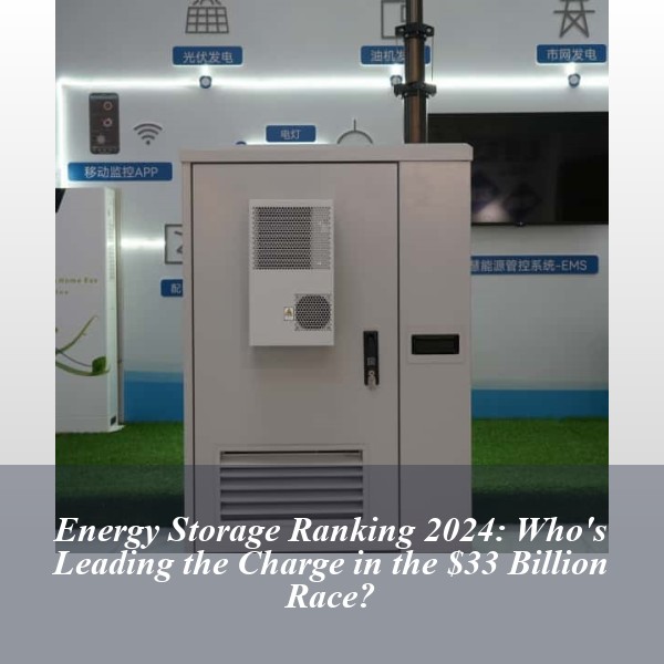 Energy Storage Ranking 2024: Who's Leading the Charge in the $33 Billion Race?