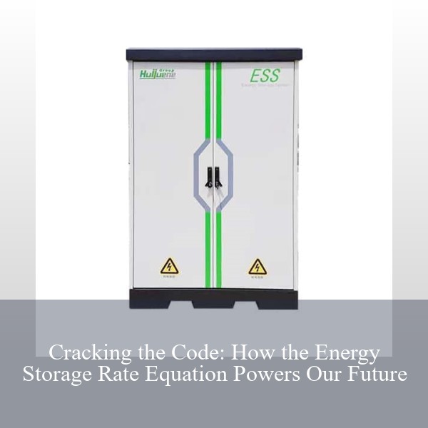 Cracking the Code: How the Energy Storage Rate Equation Powers Our Future
