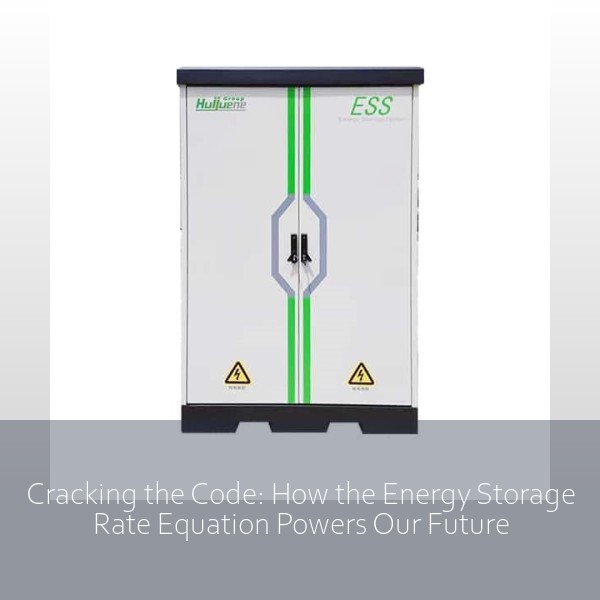 Cracking the Code: How the Energy Storage Rate Equation Powers Our Future