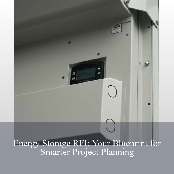 Energy Storage RFI: Your Blueprint for Smarter Project Planning