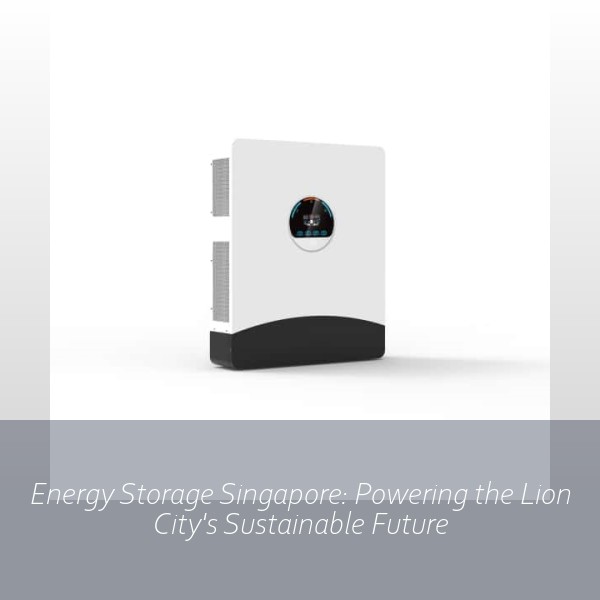 Energy Storage Singapore: Powering the Lion City's Sustainable Future