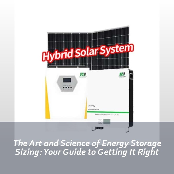 The Art and Science of Energy Storage Sizing: Your Guide to Getting It Right