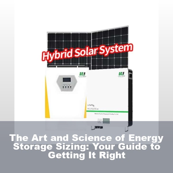 The Art and Science of Energy Storage Sizing: Your Guide to Getting It Right