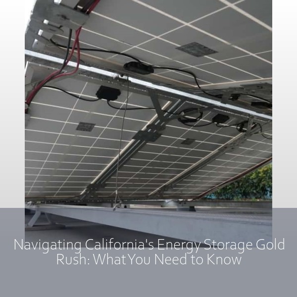 Navigating California's Energy Storage Gold Rush: What You Need to Know