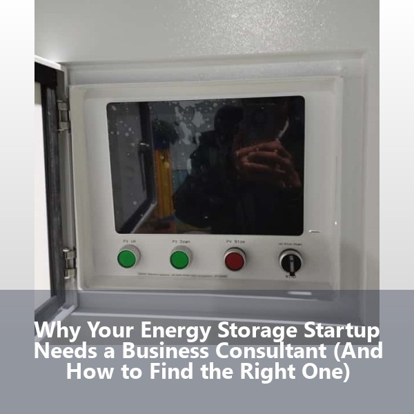 Why Your Energy Storage Startup Needs a Business Consultant (And How to Find the Right One)
