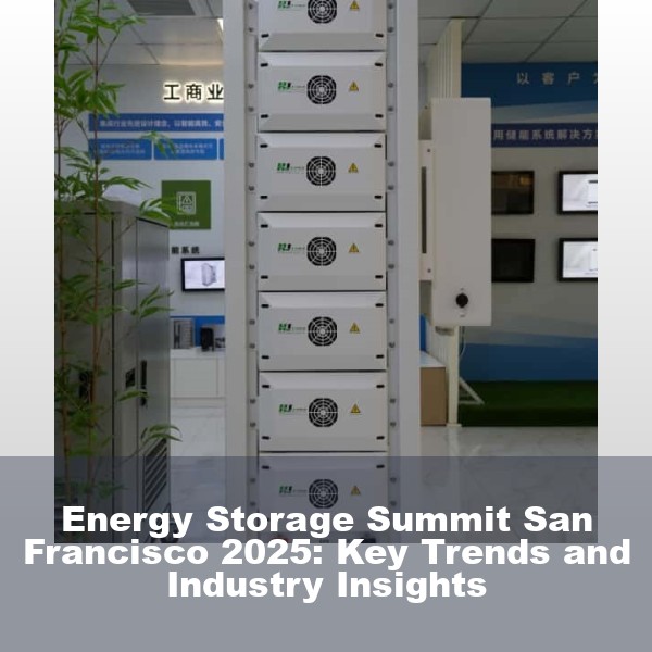 Energy Storage Summit San Francisco 2025: Key Trends and Industry Insights