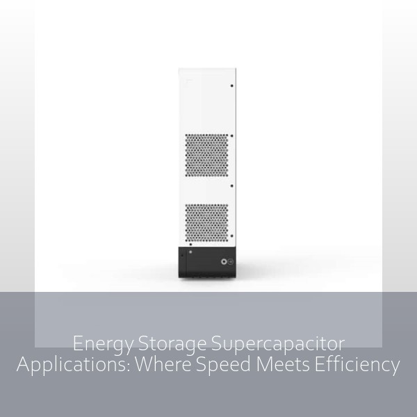 Energy Storage Supercapacitor Applications: Where Speed Meets Efficiency