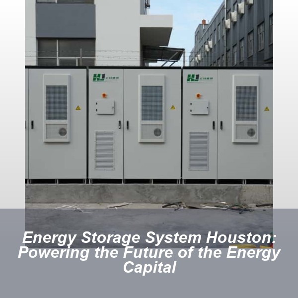 Energy Storage System Houston: Powering the Future of the Energy Capital