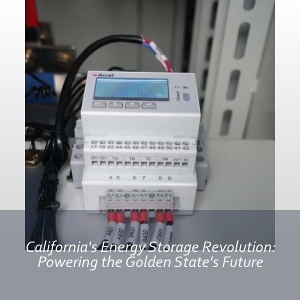 California's Energy Storage Revolution: Powering the Golden State's Future