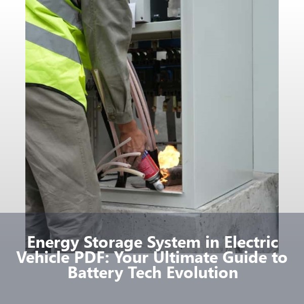 Energy Storage System in Electric Vehicle PDF: Your Ultimate Guide to Battery Tech Evolution