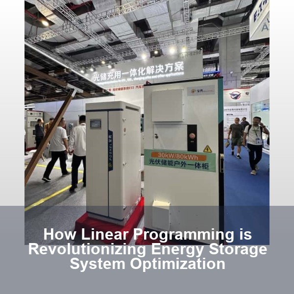 How Linear Programming is Revolutionizing Energy Storage System Optimization