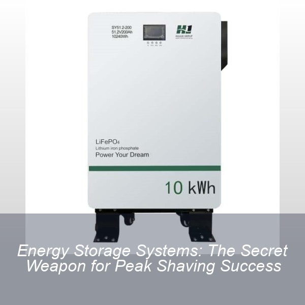 Energy Storage Systems: The Secret Weapon for Peak Shaving Success