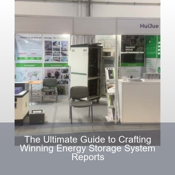 The Ultimate Guide to Crafting Winning Energy Storage System Reports