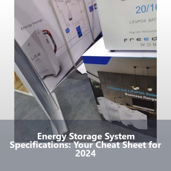 Energy Storage System Specifications: Your Cheat Sheet for 2024