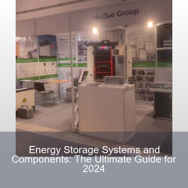 Energy Storage Systems and Components: The Ultimate Guide for 2024