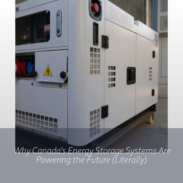 Why Canada's Energy Storage Systems Are Powering the Future (Literally)