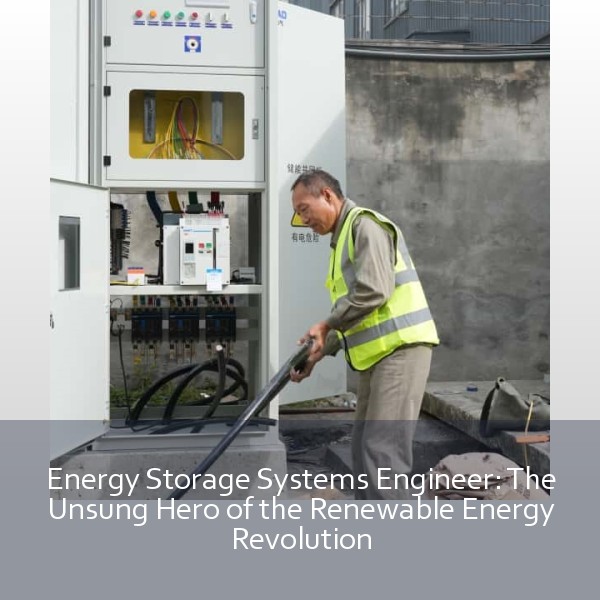Energy Storage Systems Engineer: The Unsung Hero of the Renewable Energy Revolution