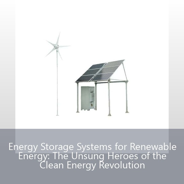 Energy Storage Systems for Renewable Energy: The Unsung Heroes of the Clean Energy Revolution
