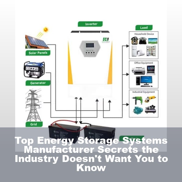 Top Energy Storage Systems Manufacturer Secrets the Industry Doesn't Want You to Know