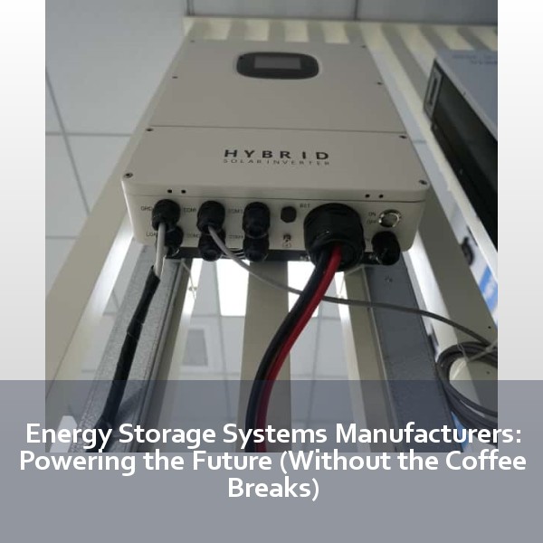 Energy Storage Systems Manufacturers: Powering the Future (Without the Coffee Breaks)