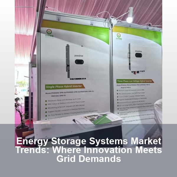 Energy Storage Systems Market Trends: Where Innovation Meets Grid Demands