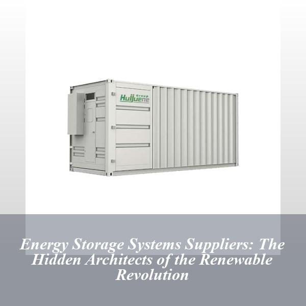 Energy Storage Systems Suppliers: The Hidden Architects of the Renewable Revolution