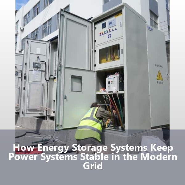 How Energy Storage Systems Keep Power Systems Stable in the Modern Grid