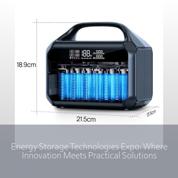 Energy Storage Technologies Expo: Where Innovation Meets Practical Solutions