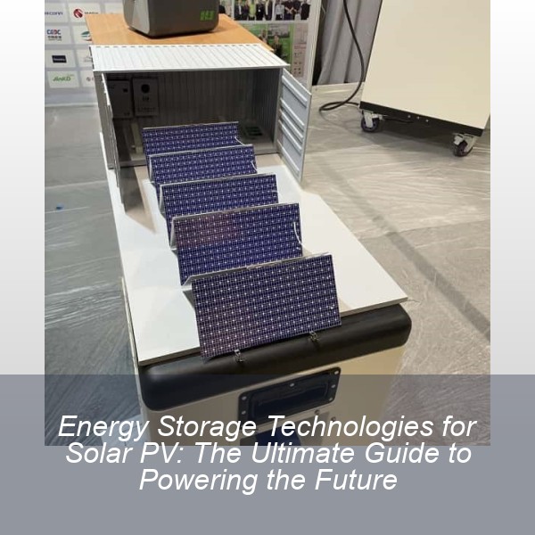 Energy Storage Technologies for Solar PV: The Ultimate Guide to Powering the Future