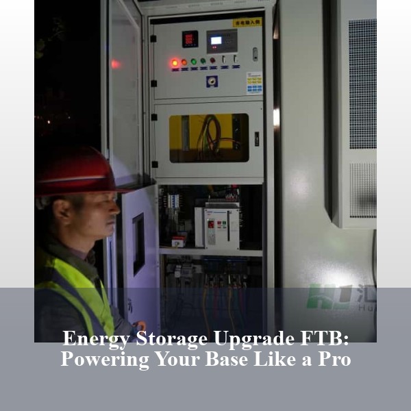Energy Storage Upgrade FTB: Powering Your Base Like a Pro