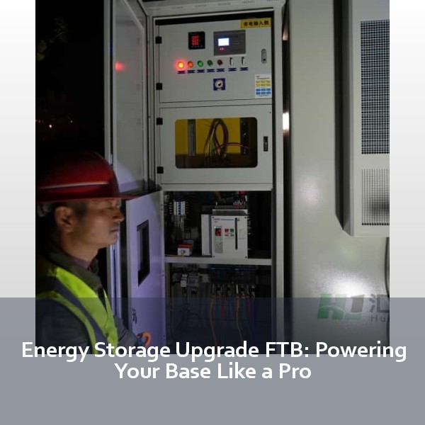 Energy Storage Upgrade FTB: Powering Your Base Like a Pro