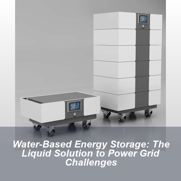 Water-Based Energy Storage: The Liquid Solution to Power Grid Challenges