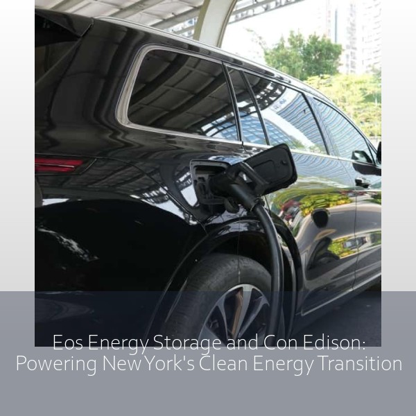 Eos Energy Storage and Con Edison: Powering New York's Clean Energy Transition