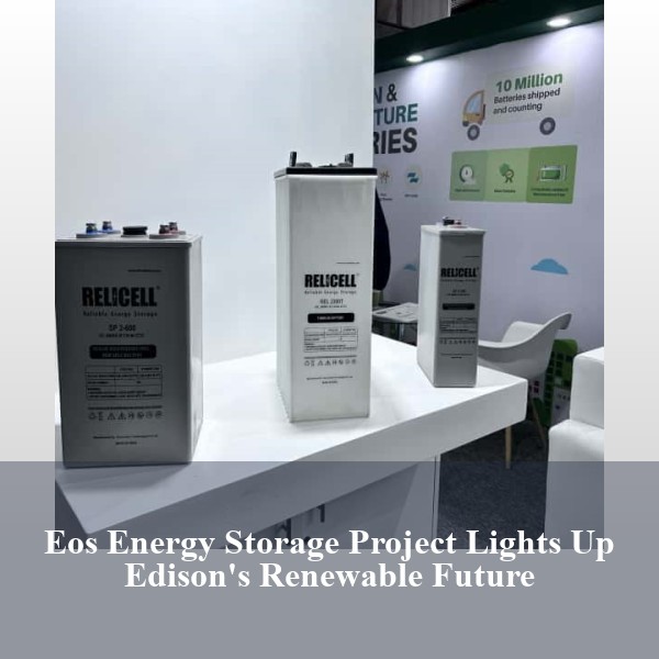 Eos Energy Storage Project Lights Up Edison's Renewable Future