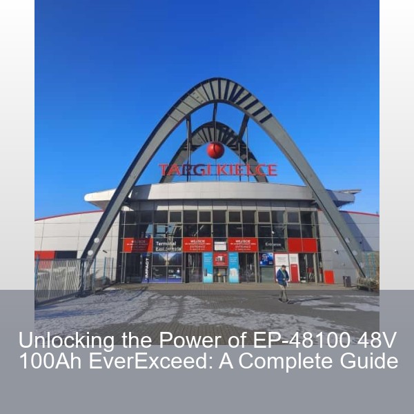 Unlocking the Power of EP-48100 48V 100Ah EverExceed: A Complete Guide