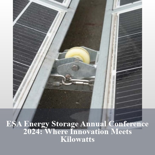 ESA Energy Storage Annual Conference 2024: Where Innovation Meets Kilowatts