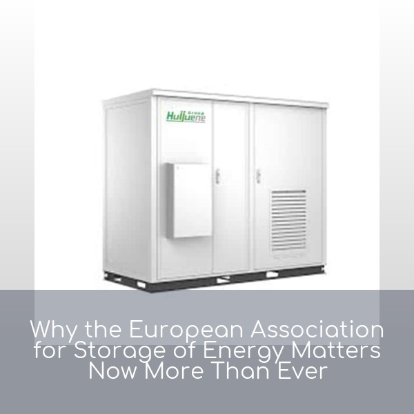 Why the European Association for Storage of Energy Matters Now More Than Ever