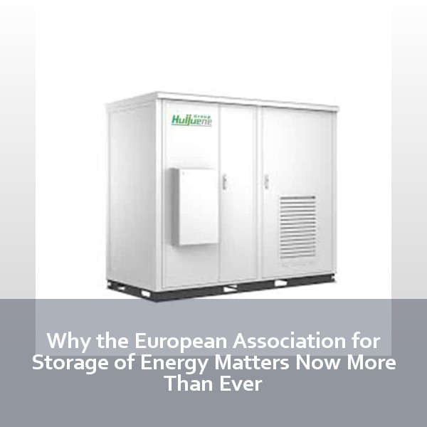 Why the European Association for Storage of Energy Matters Now More Than Ever
